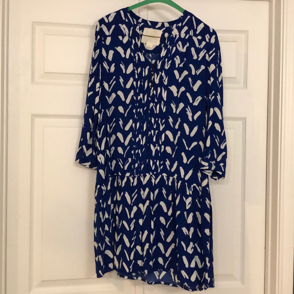 Anthropologie: Maeve Drop-waist Royal Blue Dress
